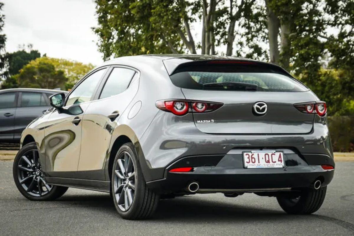 2025 Mazda 3 BP2H7A G20 SKYACTIV-Drive Evolve Machine Grey 6 Speed Sports Automatic Hatchback