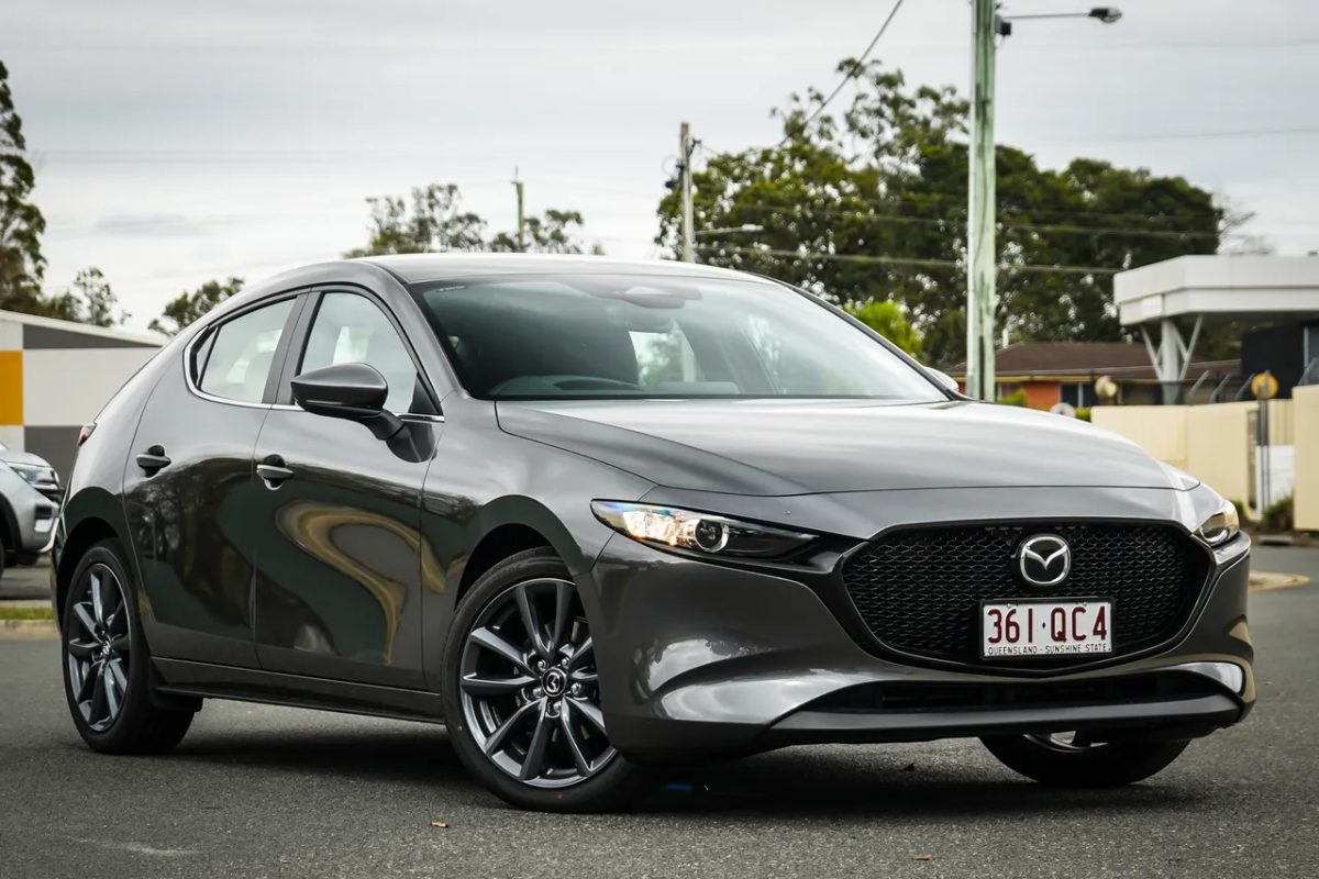 2025 Mazda 3 BP2H7A G20 SKYACTIV-Drive Evolve Machine Grey 6 Speed Sports Automatic Hatchback