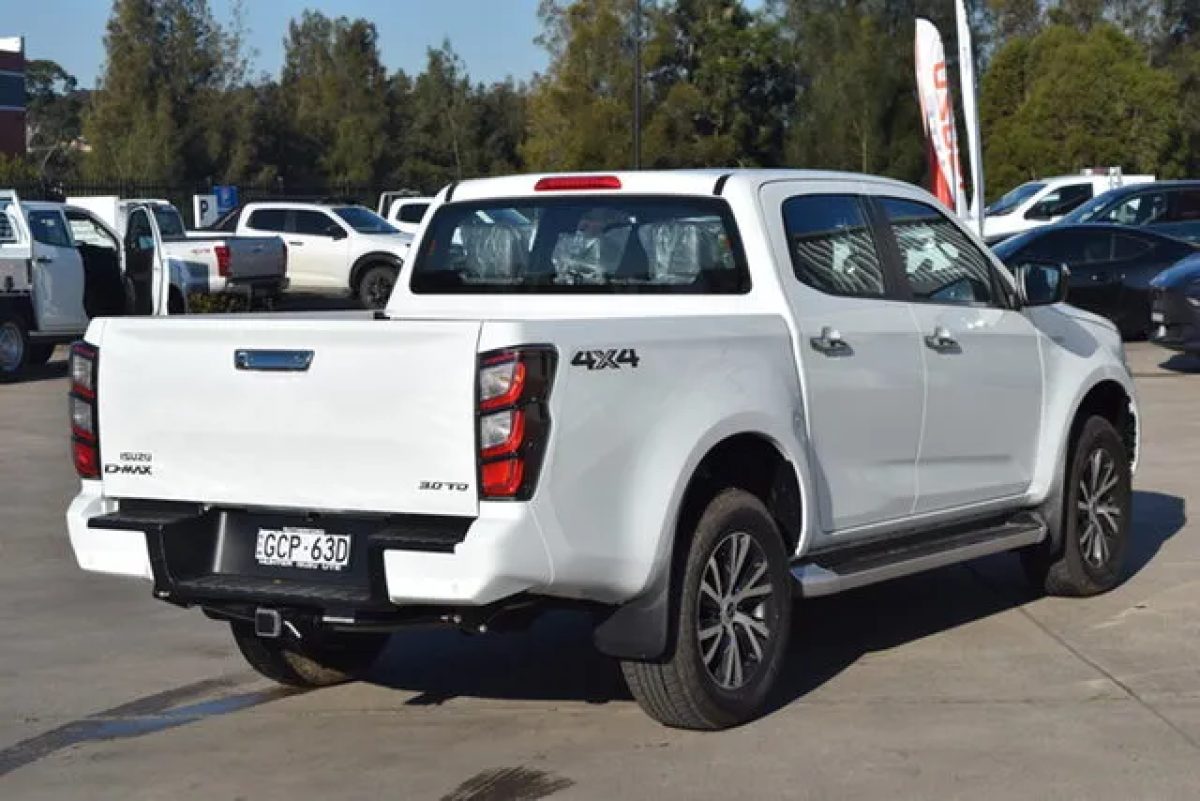 2026 Isuzu D-MAX RG MY25.5 LS-U+ Crew Cab Mineral White 6 Speed Sports Automatic Utility