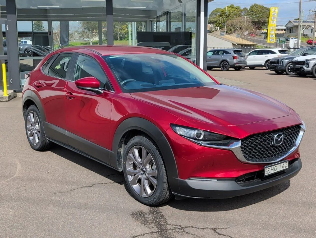 2020 Mazda CX-30 DM2W7A G20 SKYACTIV-Drive Evolve Wagon $24,990 Excluding Government Charges ~$77 Cost to fill at $1.50/L ~784km Average per tank Fuel Type Petrol Fuel Efficiency 6.5L / 100km Transmission Automatic Odometer 50,974 kms Used Vehicle $24,990