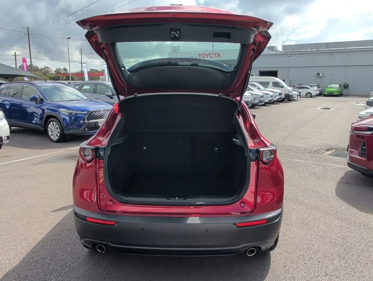 2020 Mazda CX-30 DM2W7A G20 SKYACTIV-Drive Evolve Wagon $24,990 Excluding Government Charges ~$77 Cost to fill at $1.50/L ~784km Average per tank Fuel Type Petrol Fuel Efficiency 6.5L / 100km Transmission Automatic Odometer 50,974 kms Used Vehicle $24,990