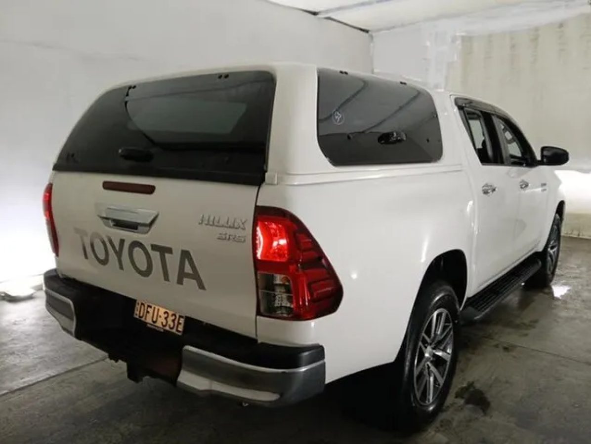 2016 Toyota Hilux GUN126R SR5 Double Cab White 6 Speed Sports Automatic Utility