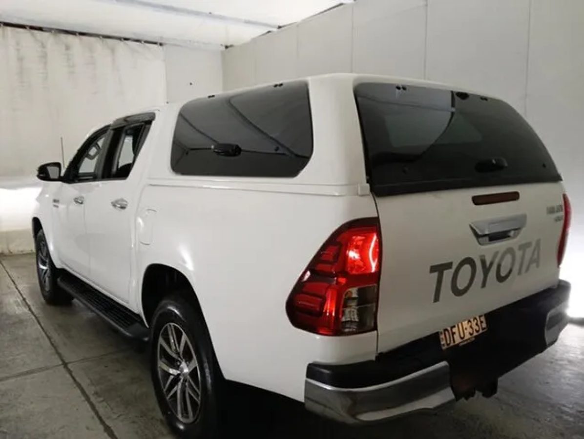 2016 Toyota Hilux GUN126R SR5 Double Cab White 6 Speed Sports Automatic Utility