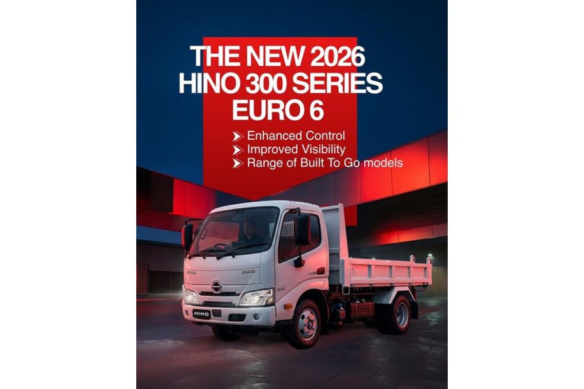 2026 Hino 300 Series 616 Tipper Pro Tipper (White)
