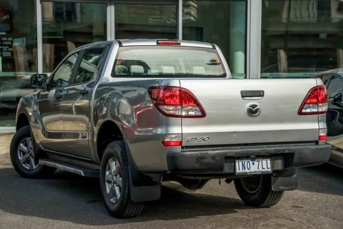 2017 Mazda BT-50 UR0YG1 XT 4x2 Hi-Rider Aluminium 6 Speed Sports Automatic Utility