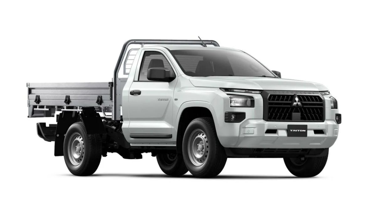 2026 Mitsubishi Triton MV MY25 GLX 4X4 White 6 Speed Sports Automatic Cab Chassis