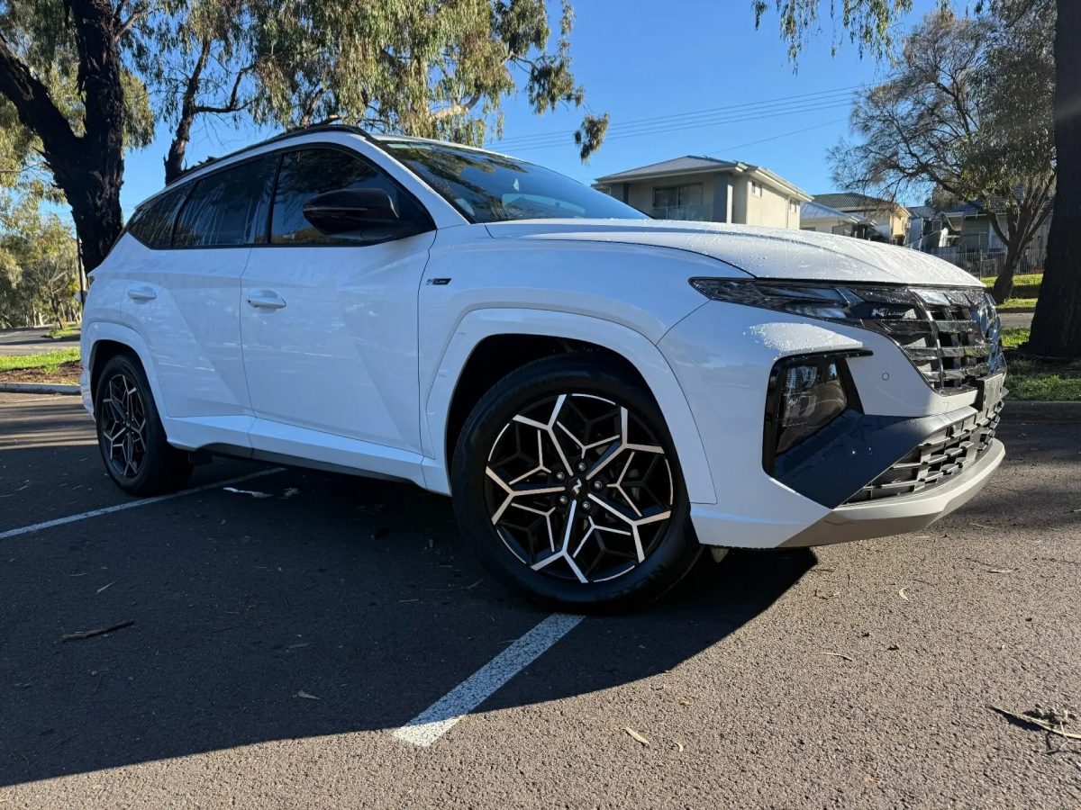 2023 Hyundai Tucson NX4.V2 MY24 Elite AWD N Line White 8 Speed Sports Automatic Wagon