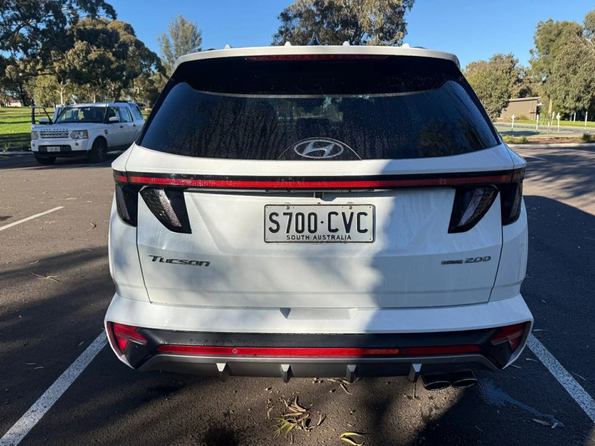 2023 Hyundai Tucson NX4.V2 MY24 Elite AWD N Line White 8 Speed Sports Automatic Wagon