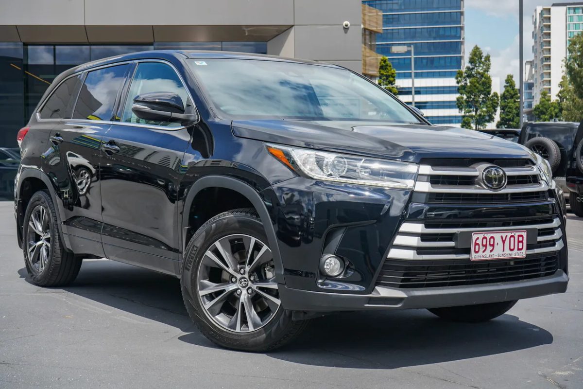 2018 Toyota Kluger GSU55R GX AWD Black 8 Speed Sports Automatic Wagon