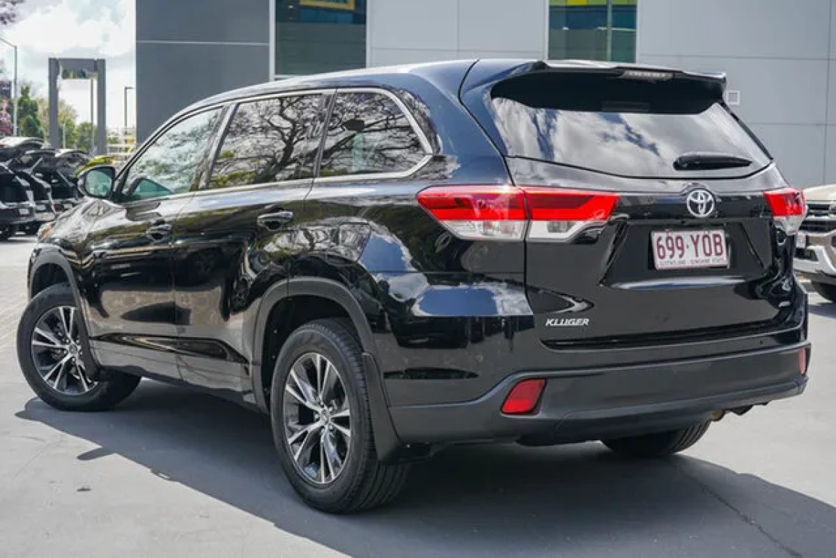 2018 Toyota Kluger GSU55R GX AWD Black 8 Speed Sports Automatic Wagon