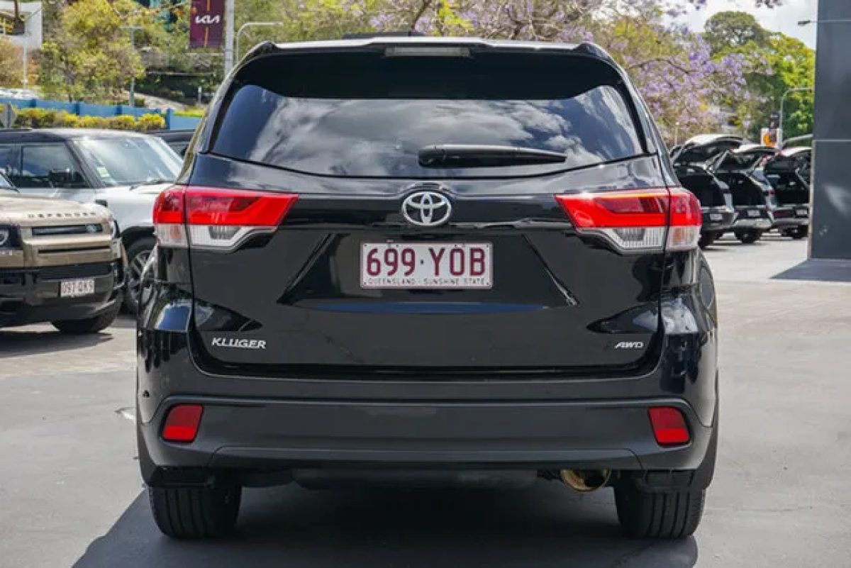 2018 Toyota Kluger GSU55R GX AWD Black 8 Speed Sports Automatic Wagon