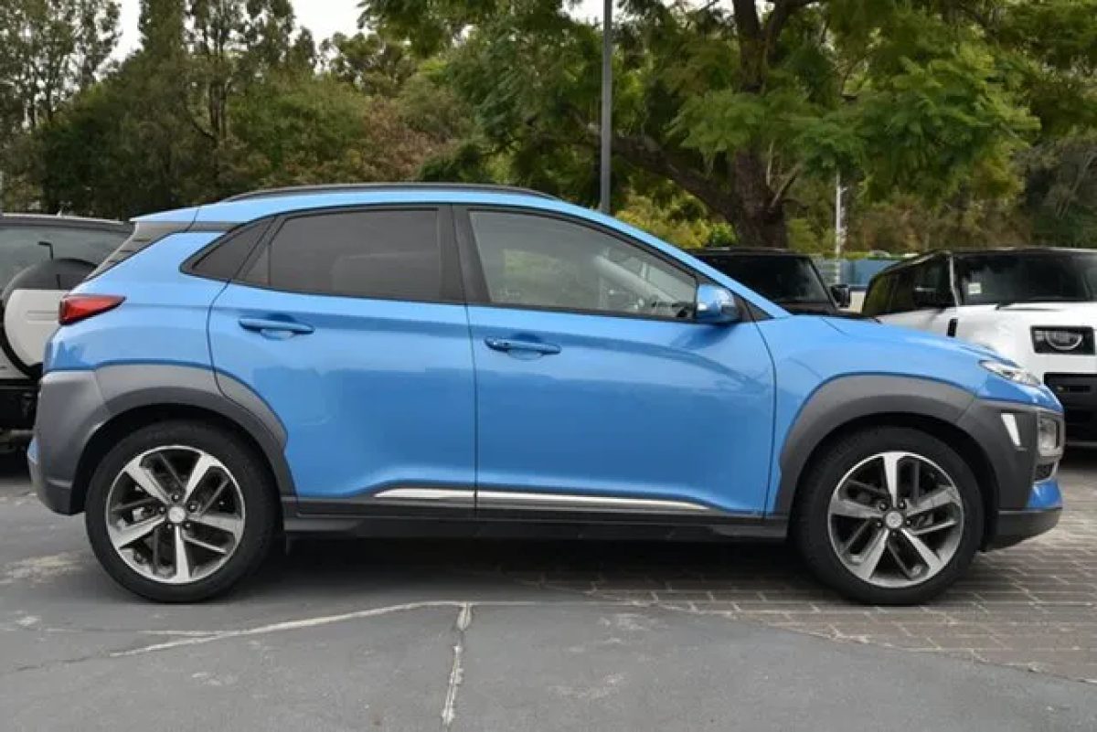 2019 Hyundai Kona OS.3 MY20 Highlander 2WD Blue 6 Speed Sports Automatic Wagon