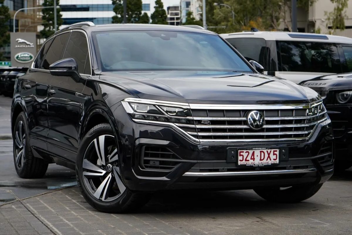 2022 Volkswagen Touareg CR MY22 210TDI Tiptronic 4MOTION R-Line Black 8 Speed Sports Automatic Wagon