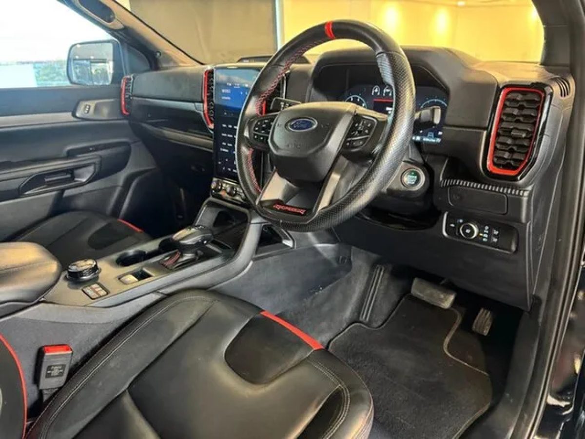 2023 Ford Ranger PY 2022MY Raptor FullTime 4WD DR Black 10 Speed Sports Automatic Dual Cab