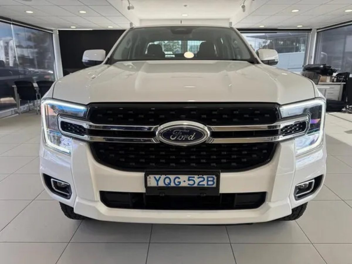 2022 Ford Ranger PY 2022MY XLT Double Cab FullTime 4WD DR White 10 Speed Sports Automatic
