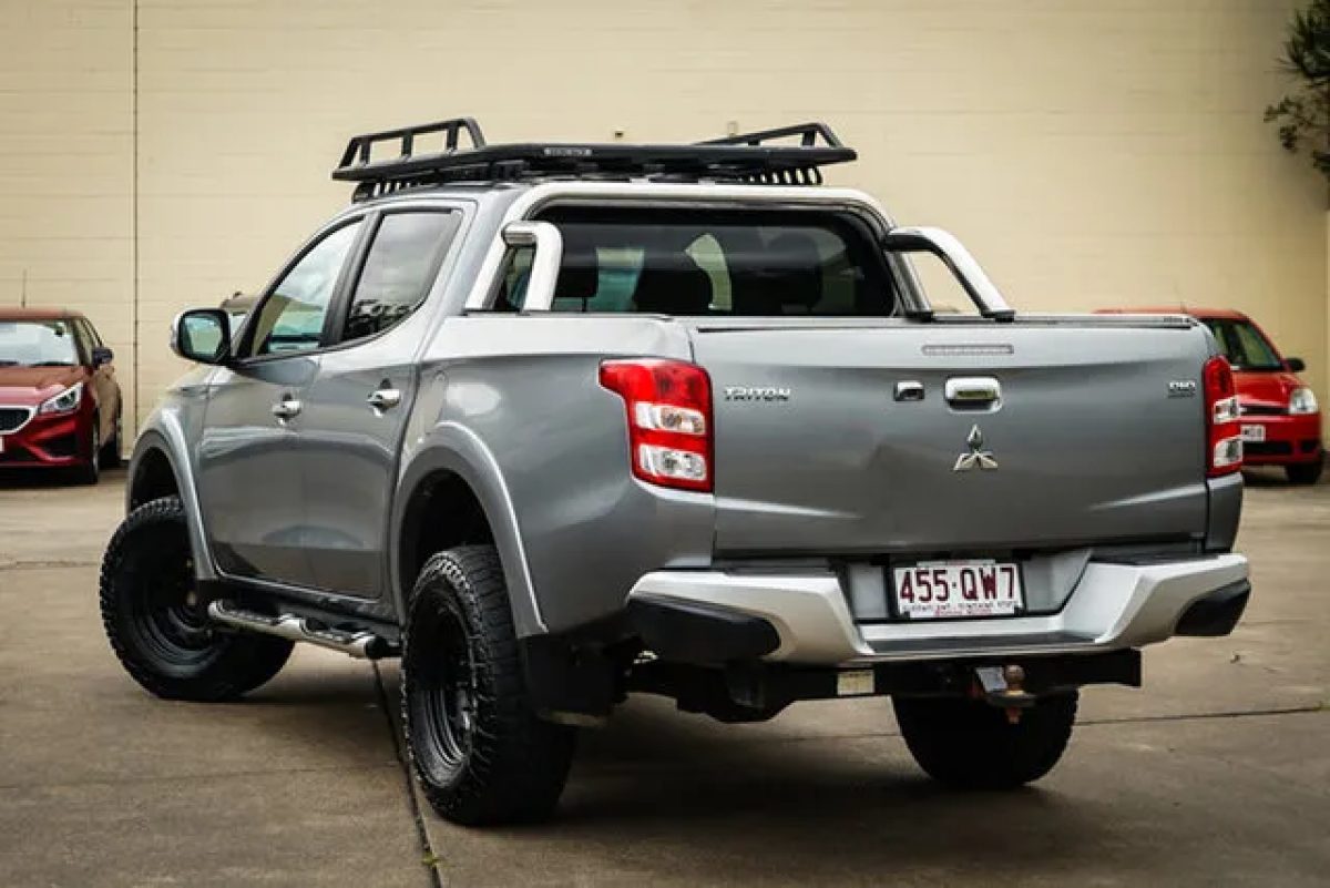 2016 Mitsubishi Triton MQ MY16 GLS Double Cab Grey 5 Speed Sports Automatic Utility