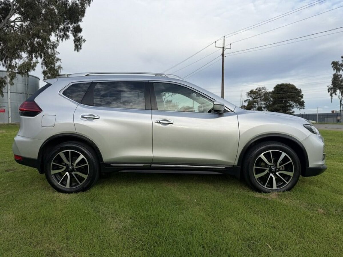 2022 Nissan X-Trail Ti X-tronic 4WD Wagon (Brilliant Silver) Used Car