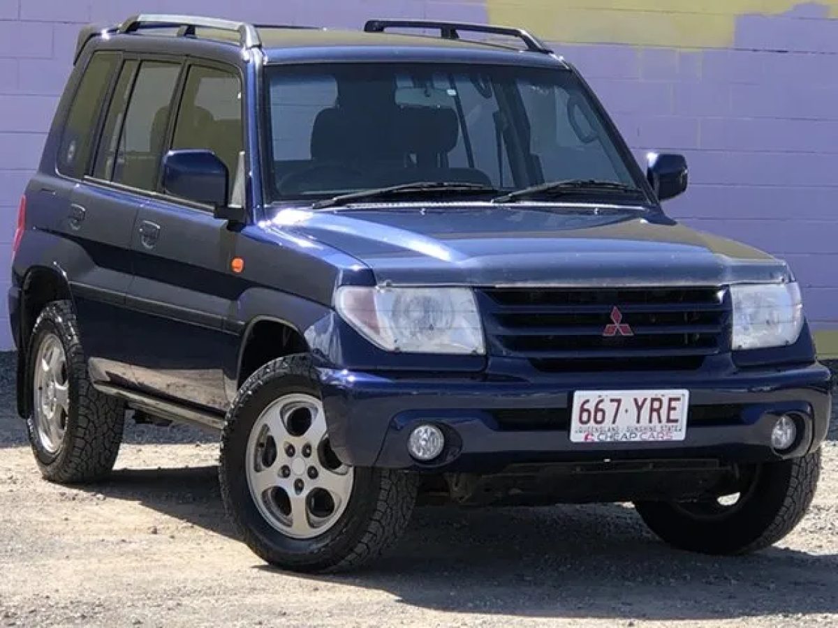 2001 Mitsubishi Pajero IO QA MY2002 ZR Blue 4 Speed Automatic Wagon