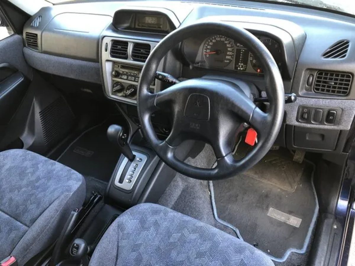 2001 Mitsubishi Pajero IO QA MY2002 ZR Blue 4 Speed Automatic Wagon