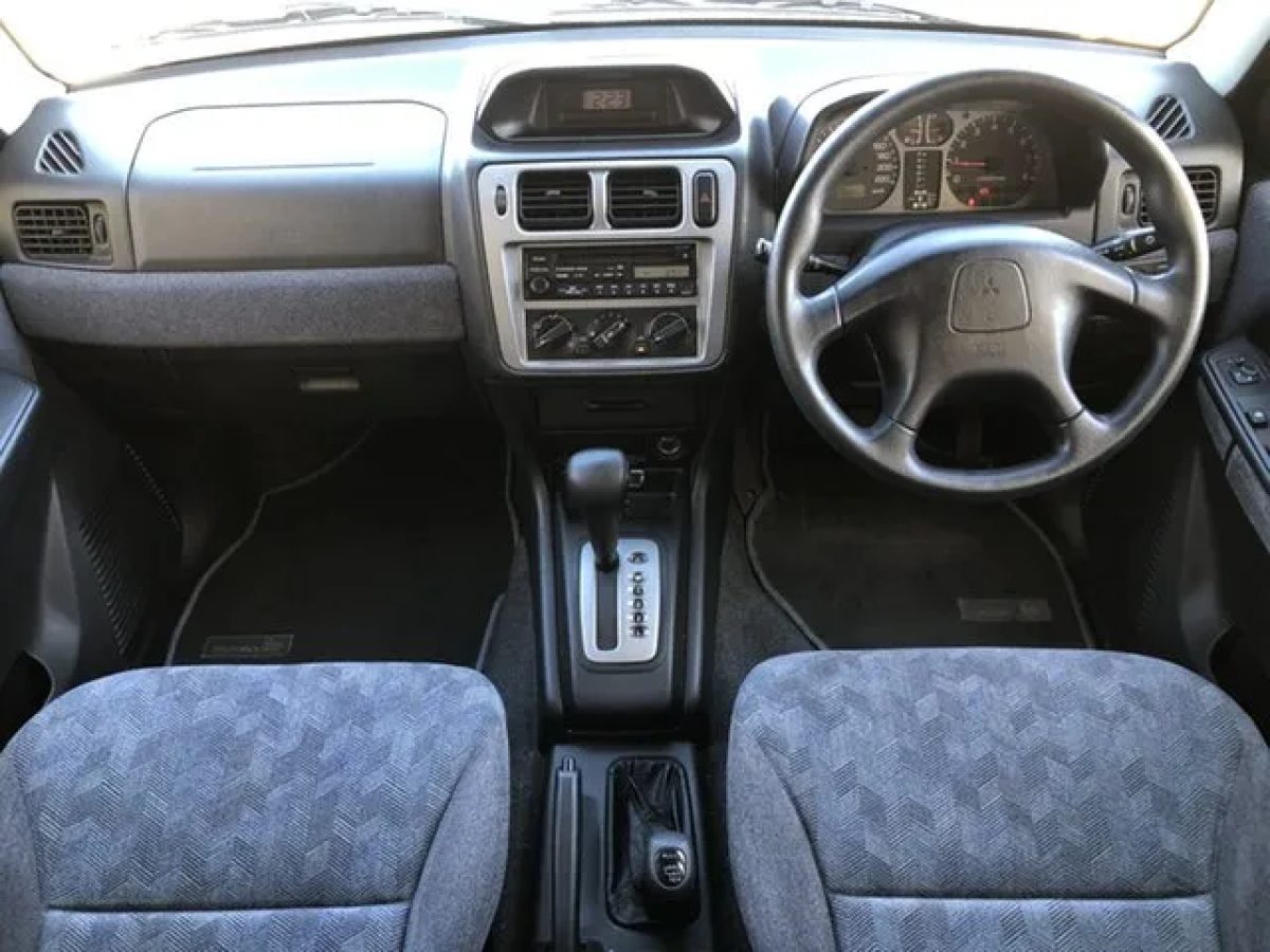 2001 Mitsubishi Pajero IO QA MY2002 ZR Blue 4 Speed Automatic Wagon