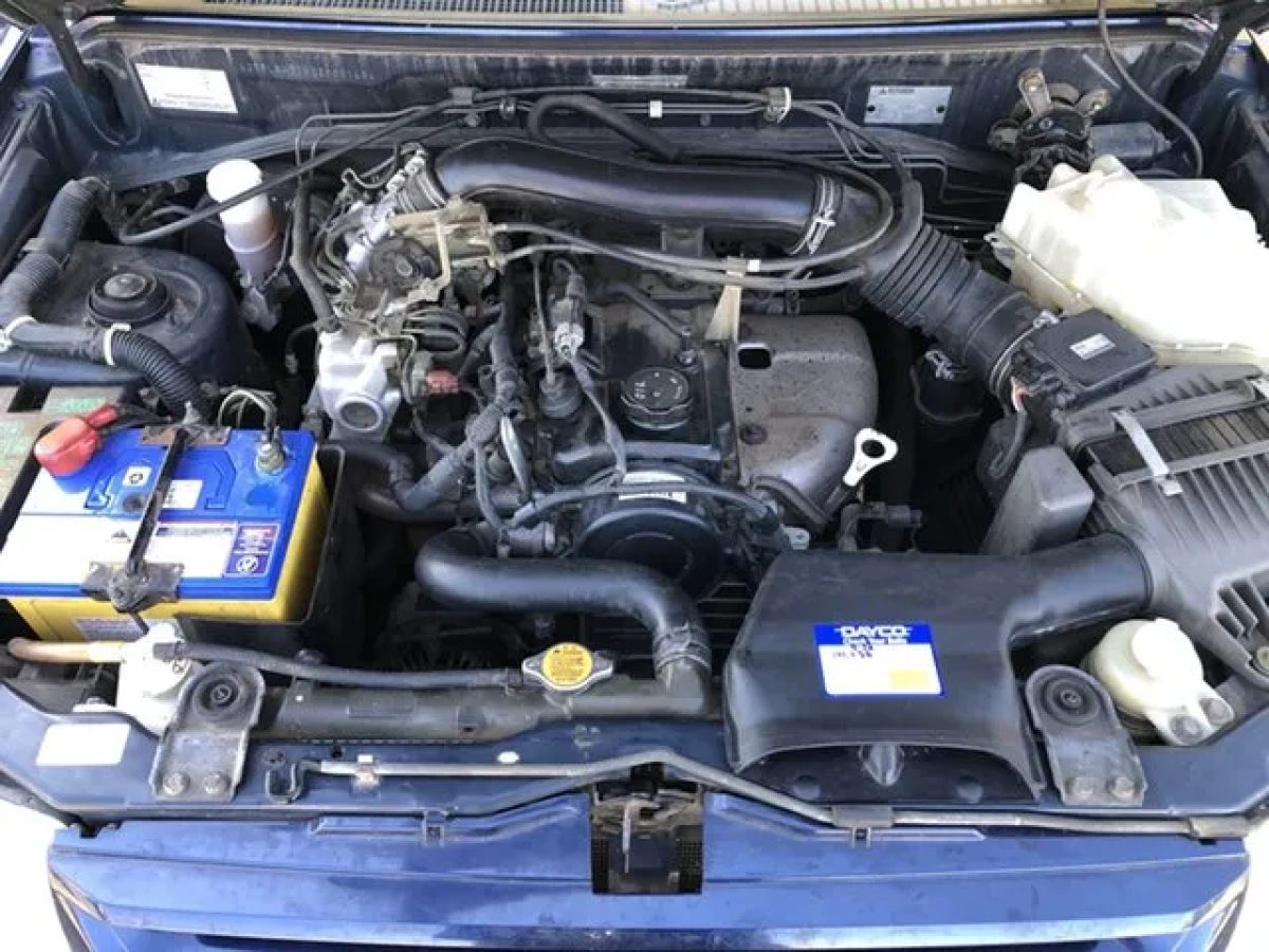 2001 Mitsubishi Pajero IO QA MY2002 ZR Blue 4 Speed Automatic Wagon
