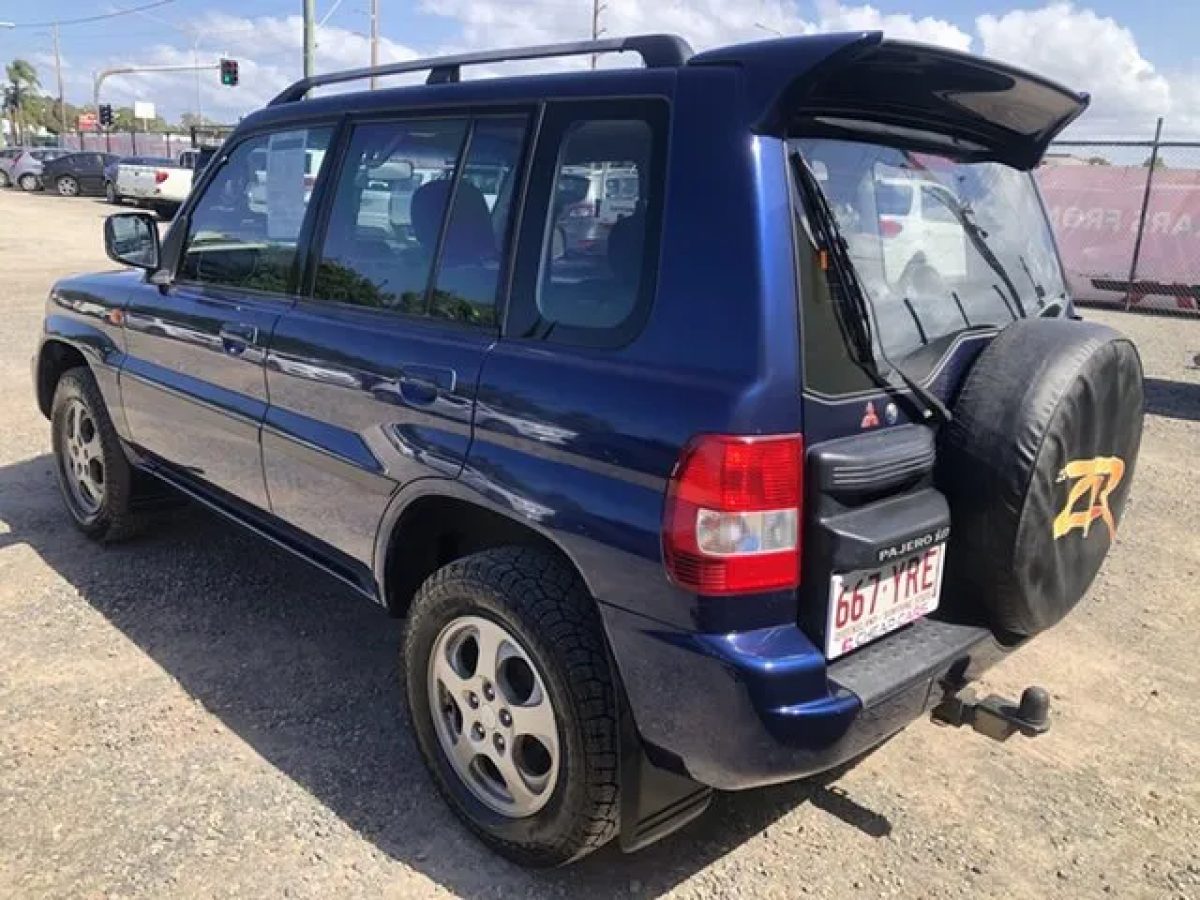 2001 Mitsubishi Pajero IO QA MY2002 ZR Blue 4 Speed Automatic Wagon