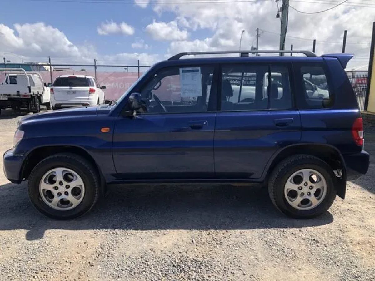 2001 Mitsubishi Pajero IO QA MY2002 ZR Blue 4 Speed Automatic Wagon