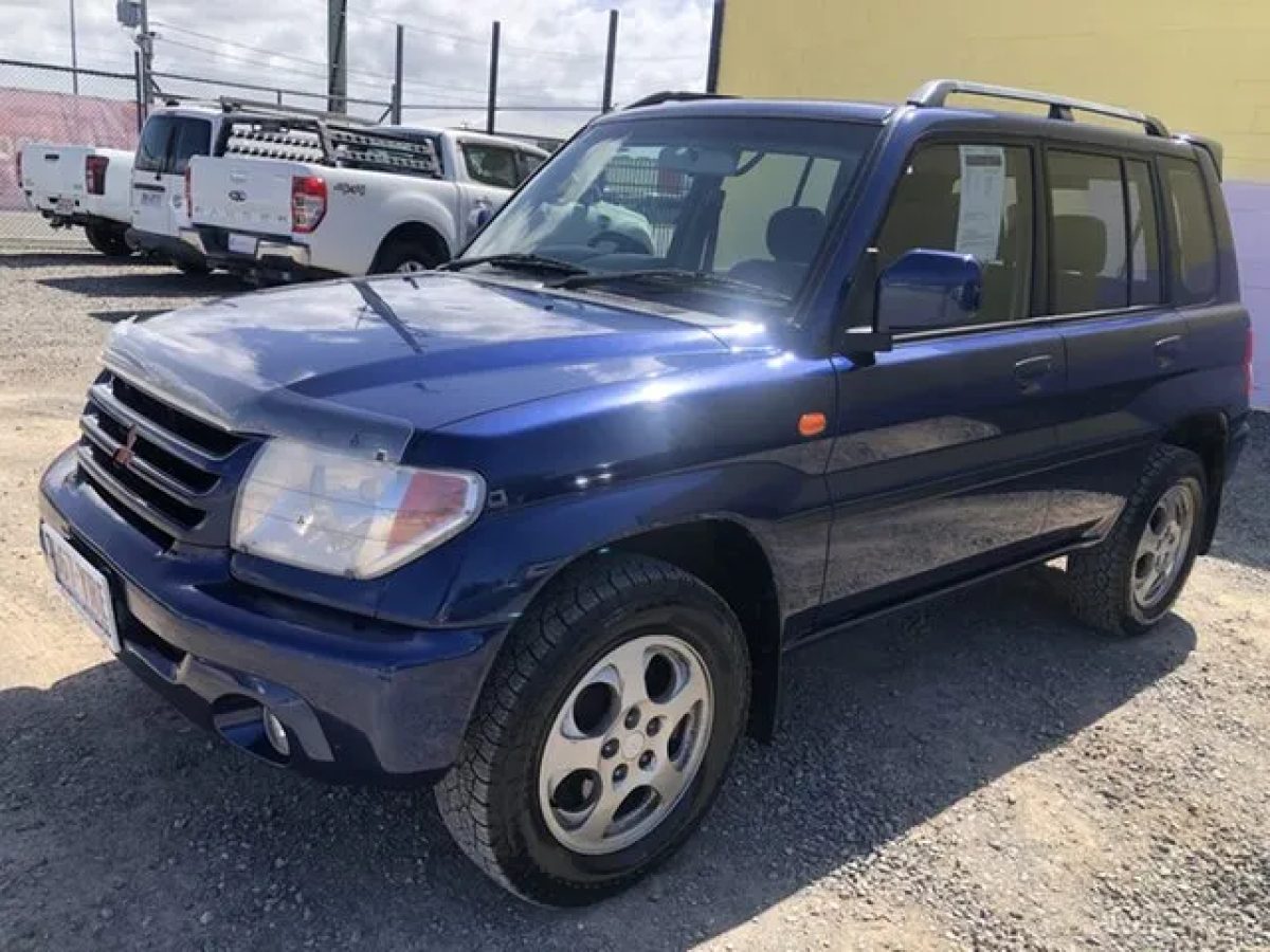 2001 Mitsubishi Pajero IO QA MY2002 ZR Blue 4 Speed Automatic Wagon