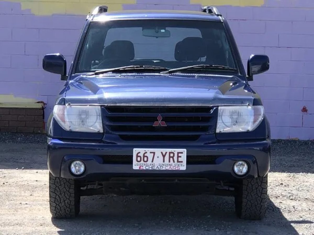 2001 Mitsubishi Pajero IO QA MY2002 ZR Blue 4 Speed Automatic Wagon