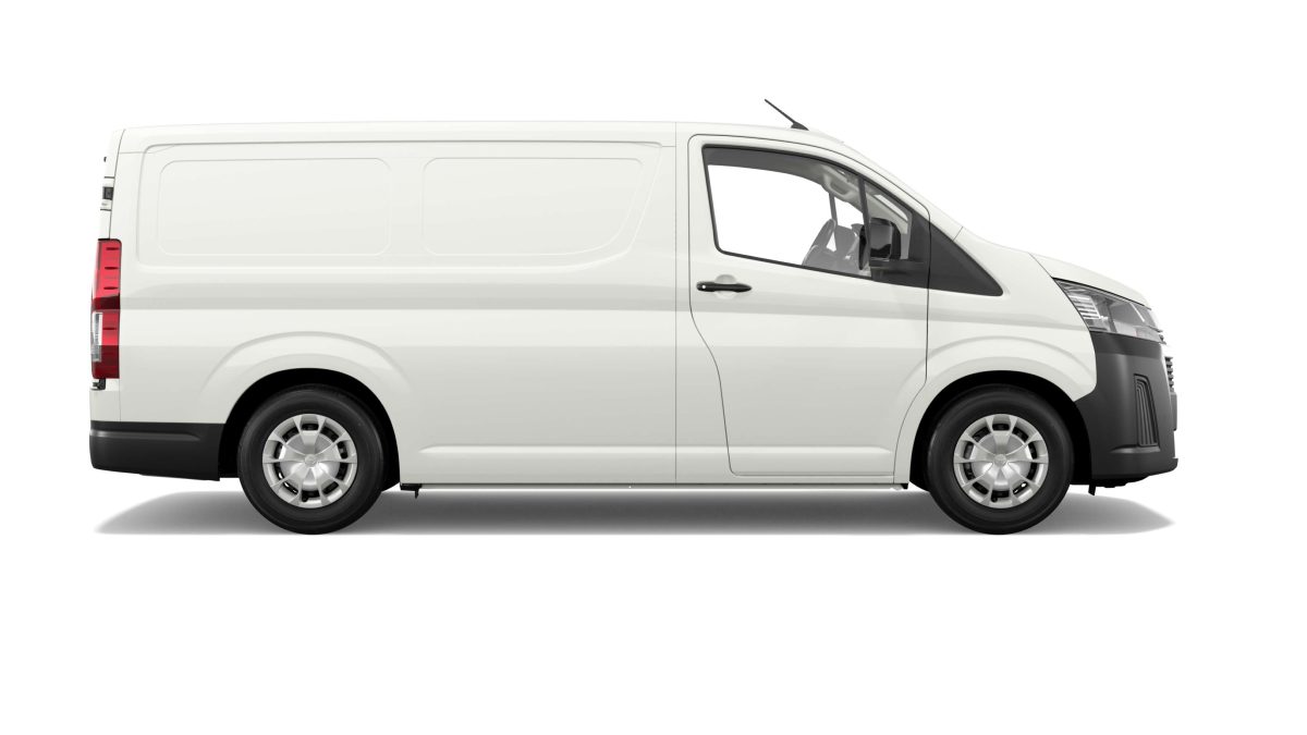 NEW 2026 Toyota HiAce Long Wheelbase Van With 4 door option and Rear barn doors