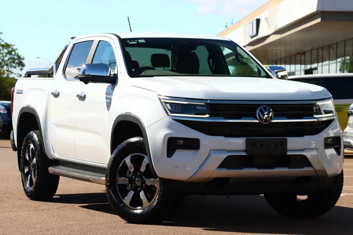2025 Volkswagen Amarok NF MY25 TDI500 4MOT Style Clear White 10 Speed Automatic Utility