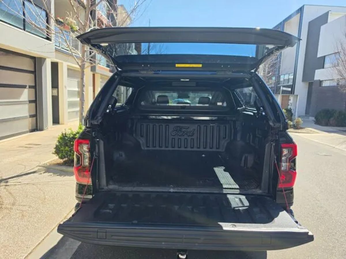 2023 Ford Ranger PY 2024.00MY XLT Pick-up Double Cab FullTime 4WD DR Black 10 Speed Sports Automatic