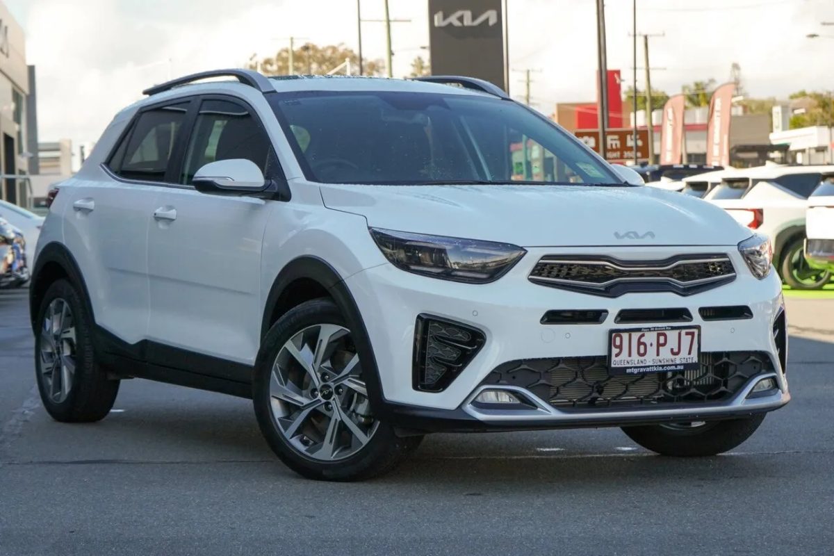 2025 Kia Stonic YB MY25 GT-Line DCT FWD Snow White Pearl 7 Speed Sports Automatic Dual Clutch Wagon