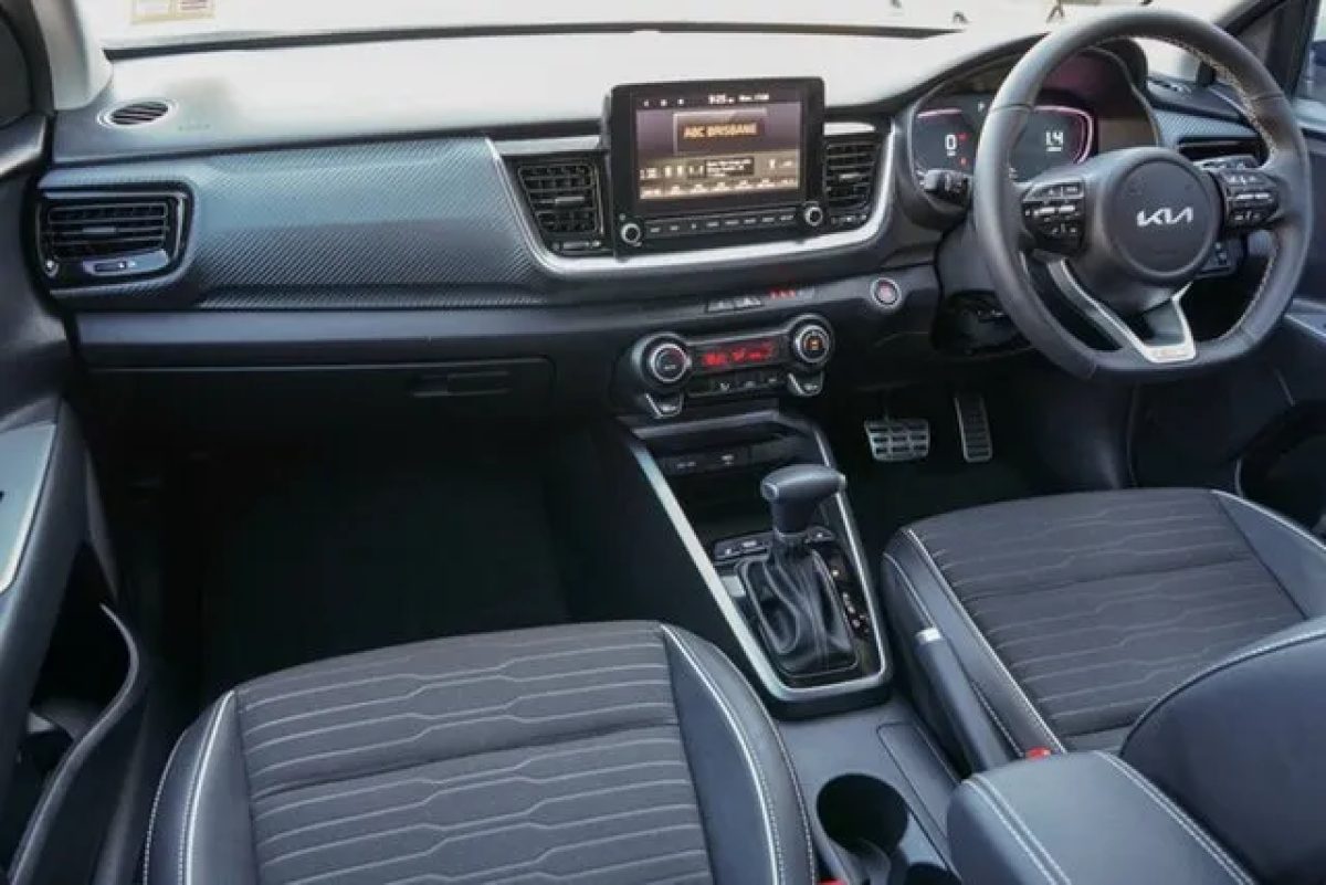 2025 Kia Stonic YB MY25 GT-Line DCT FWD Snow White Pearl 7 Speed Sports Automatic Dual Clutch Wagon
