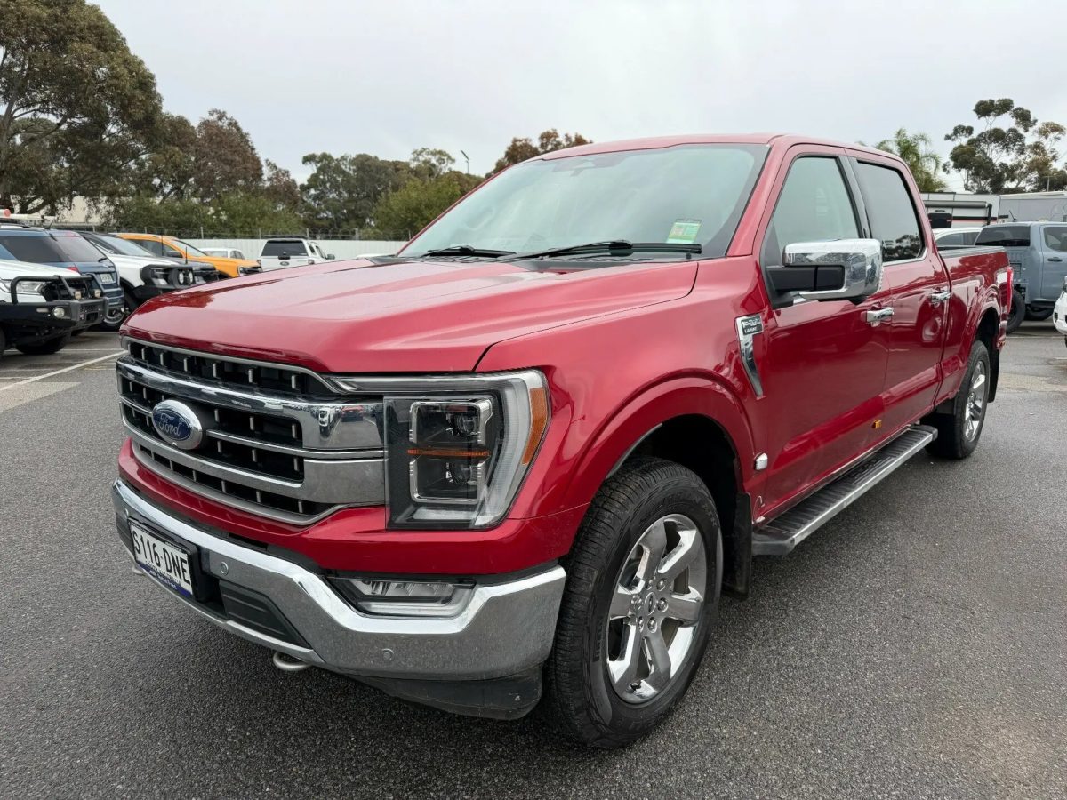 2023 Ford F150 2023MY Lariat Pickup Crew Cab LWB FullTime 4WD DR Lucid Red 10 Speed Automatic
