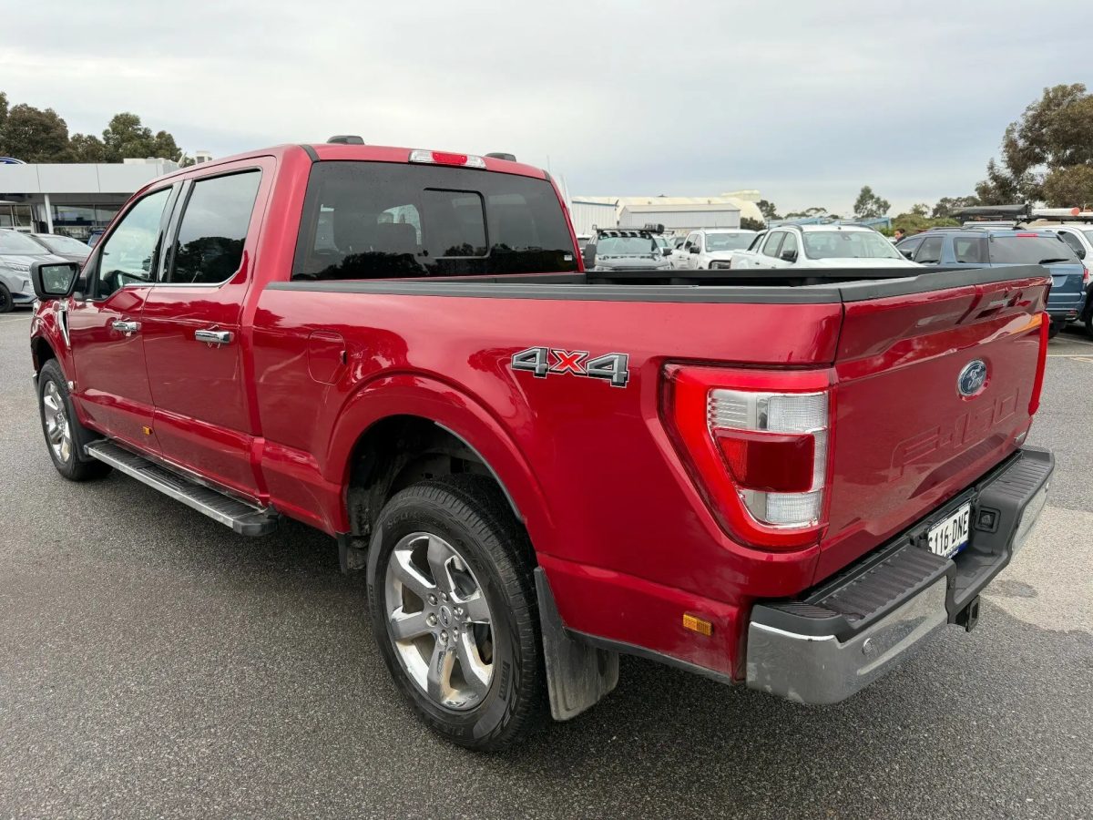 2023 Ford F150 2023MY Lariat Pickup Crew Cab LWB FullTime 4WD DR Lucid Red 10 Speed Automatic
