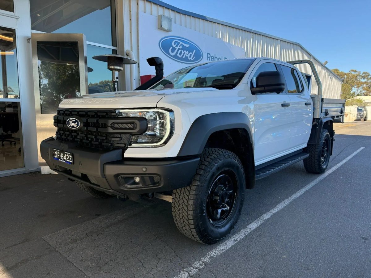 2026 Ford Ranger Super Duty PY 2026.00MY Double Cab FullTime 4WD DR Arctic White 10 Speed
