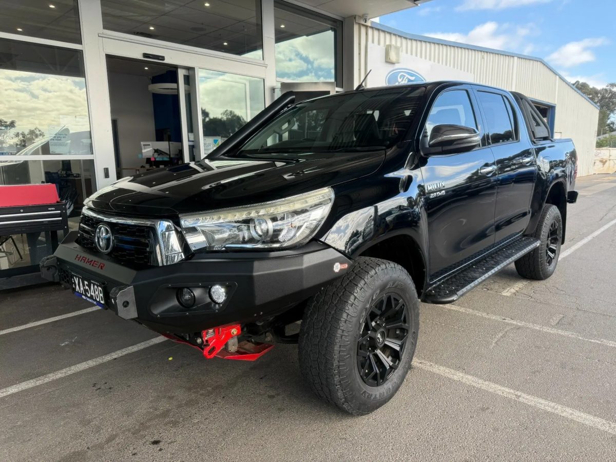 2018 Toyota Hilux GUN126R SR5 Double Cab Black 6 Speed Sports Automatic Utility