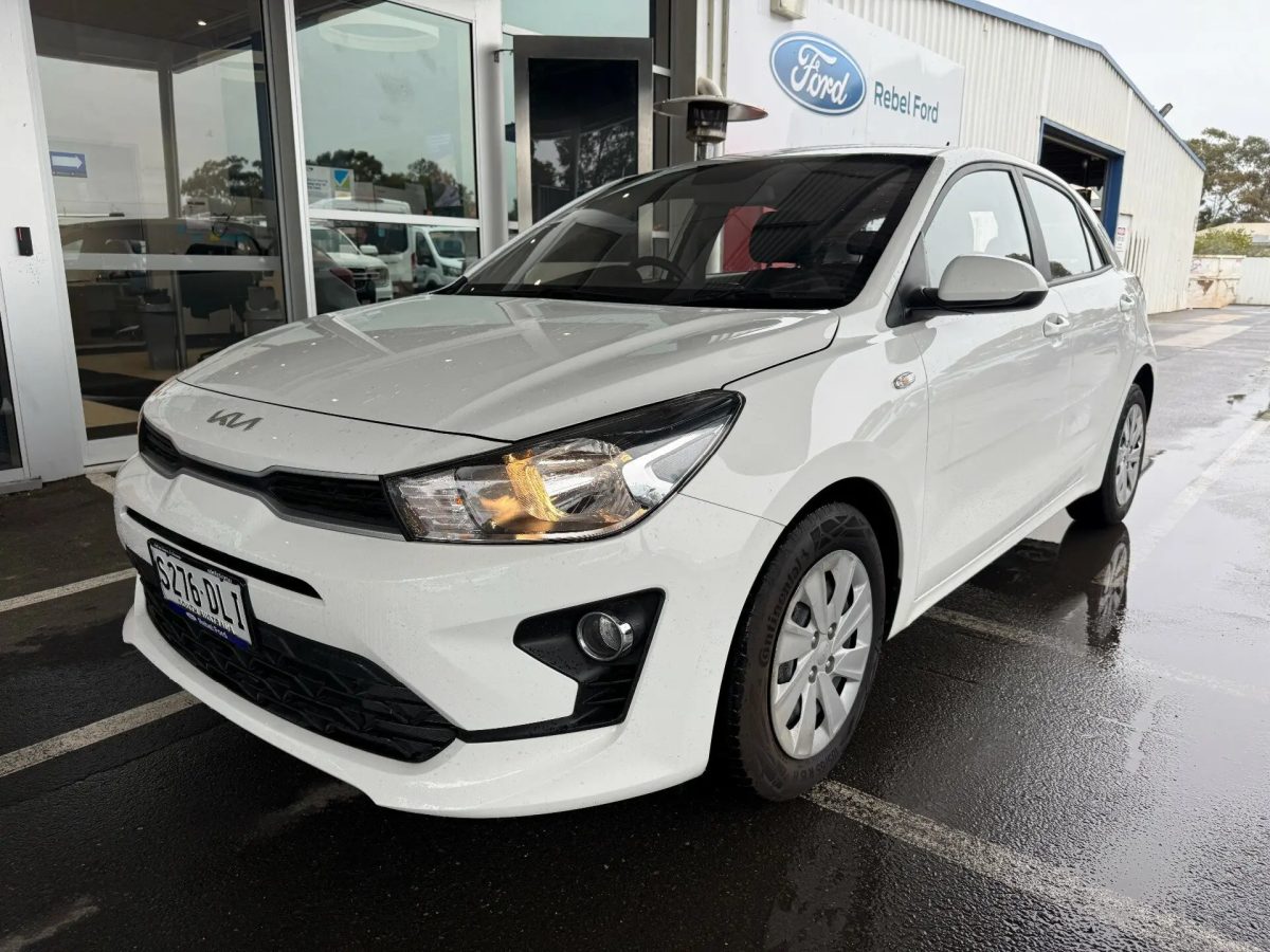 2023 Kia Rio YB MY23 S White 6 Speed Automatic Hatchback