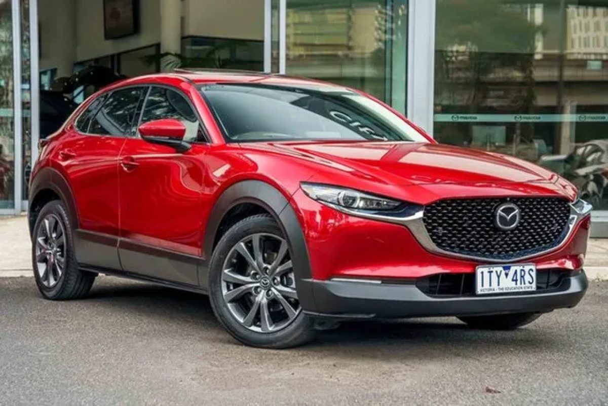 2021 Mazda CX-30 DM2WLA G25 SKYACTIV-Drive Astina Soul Red Crystal 6 Speed Sports Automatic Wagon