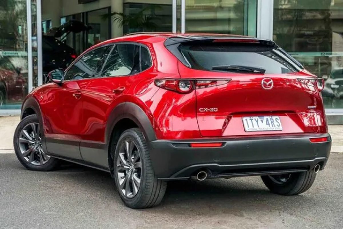 2021 Mazda CX-30 DM2WLA G25 SKYACTIV-Drive Astina Soul Red Crystal 6 Speed Sports Automatic Wagon