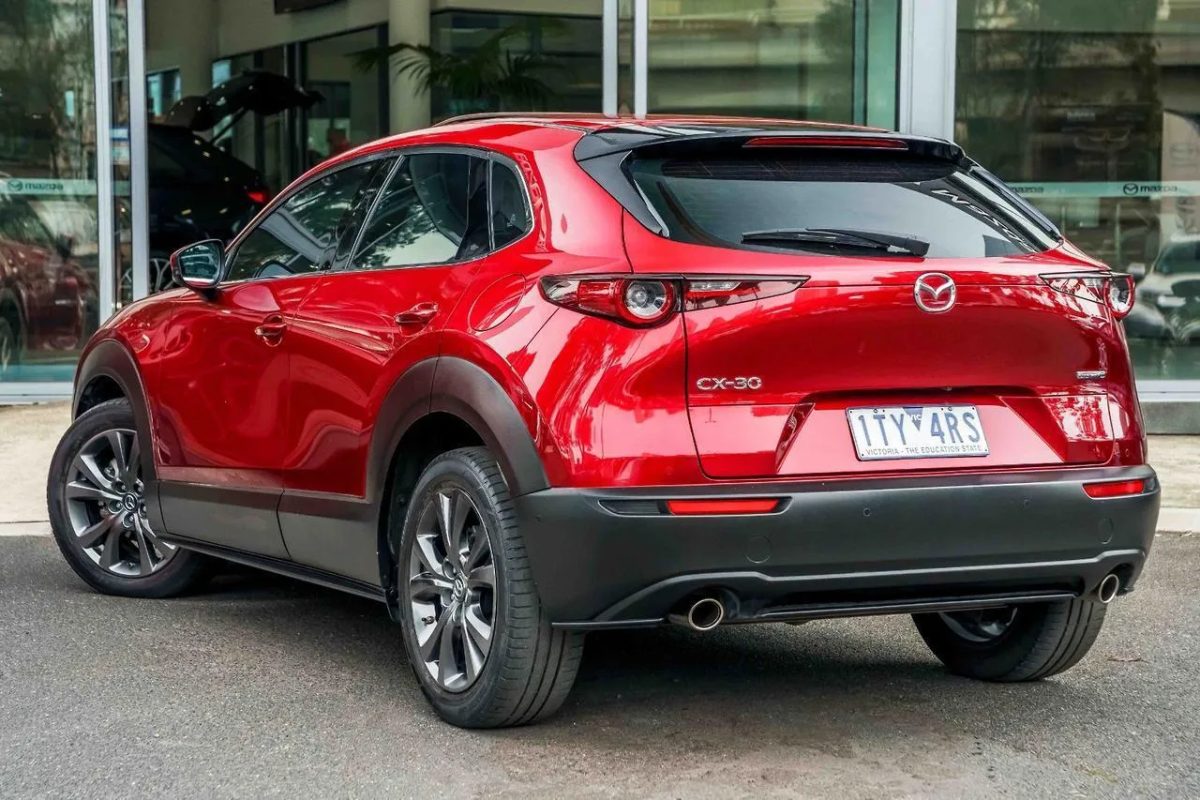 2021 Mazda CX-30 DM2WLA G25 SKYACTIV-Drive Astina Soul Red Crystal 6 Speed Sports Automatic Wagon