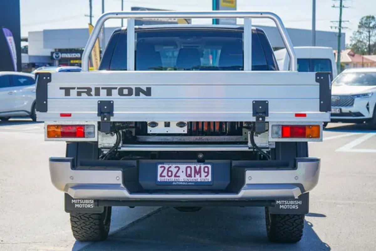 2025 Mitsubishi Triton MV MY25 GLS Double Cab 4x4 Black Mica 6 Speed Sports Automatic Cab Chassis