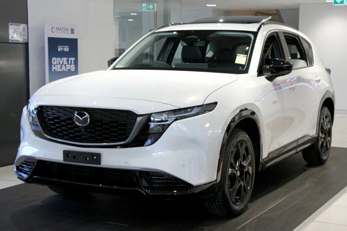 2026 Mazda CX-5 KM0HA0 G25 SKYACTIV-Drive i-ACTIV AWD Akera Rhodium White 6 Speed Sports Automatic