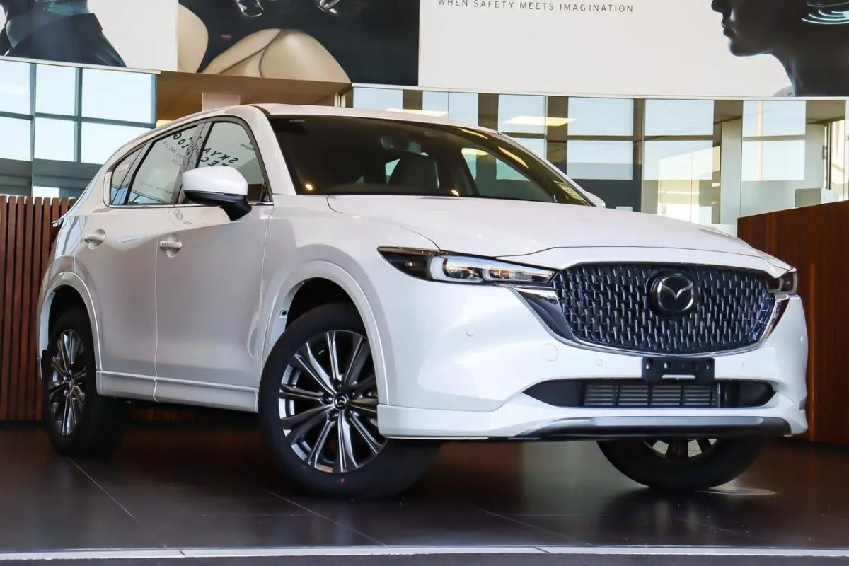 2026 Mazda CX-5 KF4WLA G35 SKYACTIV-Drive i-ACTIV AWD Akera Rhodium White 6 Speed Sports Automatic