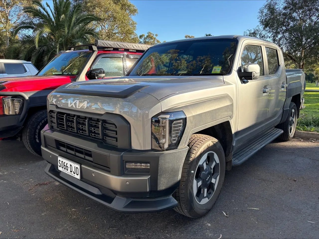 2025 Kia Tasman TK MY26 SX+ Pick-up Double Cab 4X4 Steel Grey 8 Speed Sports Automatic Utility
