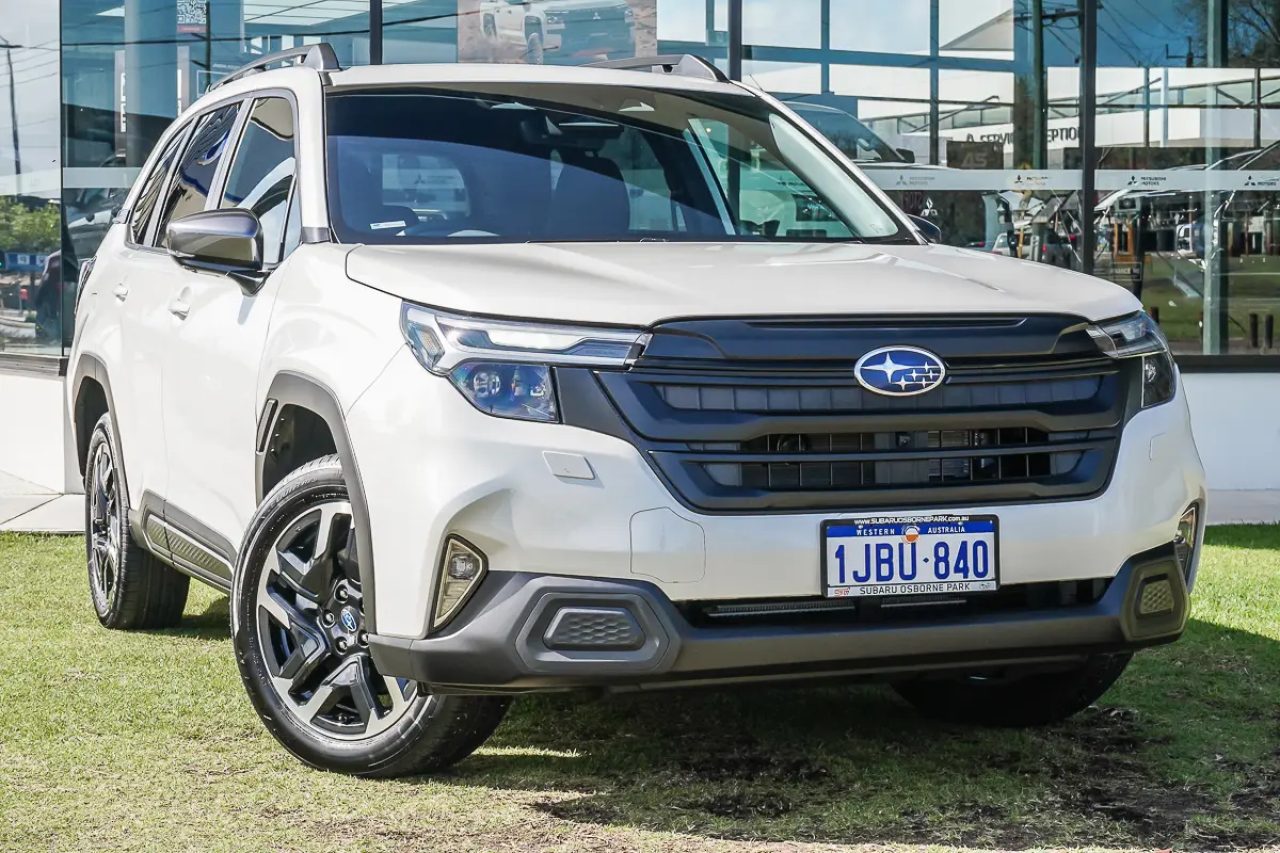 2026 Subaru Forester S6 MY26 CVT AWD Crystal White Pearl 8 Speed Constant Variable Wagon
