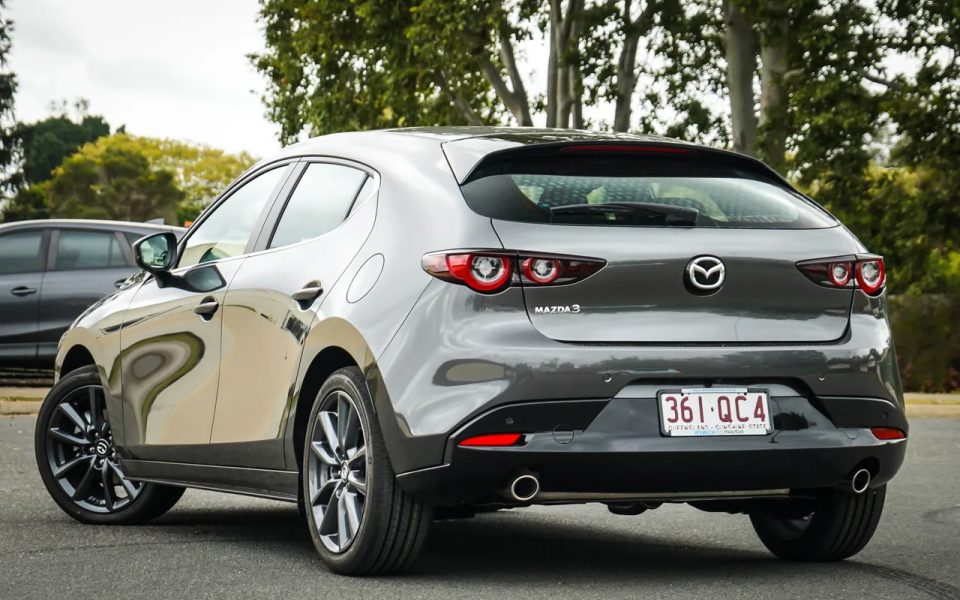 2025 Mazda 3 BP2H7A G20 SKYACTIV-Drive Evolve Machine Grey 6 Speed Sports Automatic Hatchback