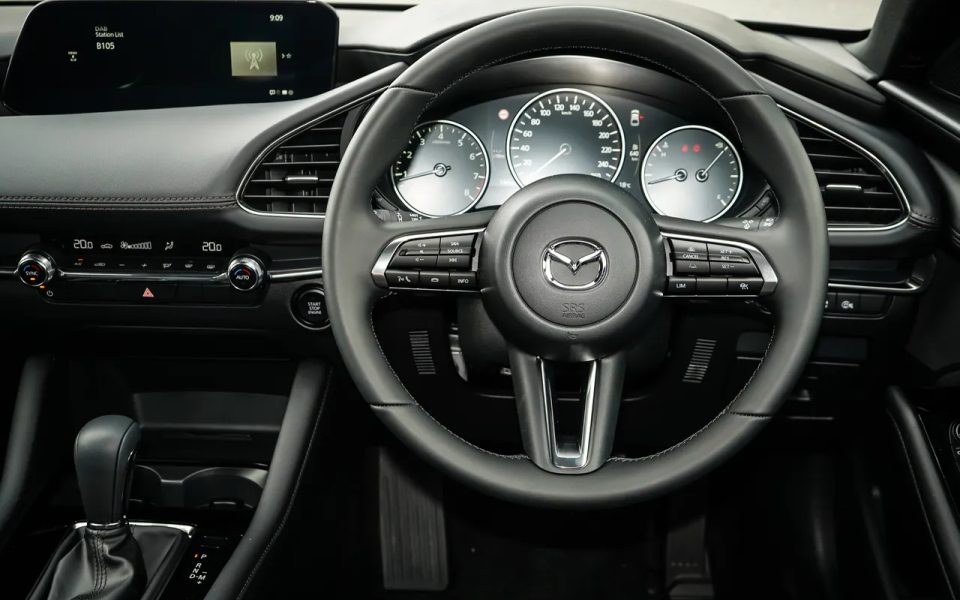 2025 Mazda 3 BP2H7A G20 SKYACTIV-Drive Evolve Machine Grey 6 Speed Sports Automatic Hatchback
