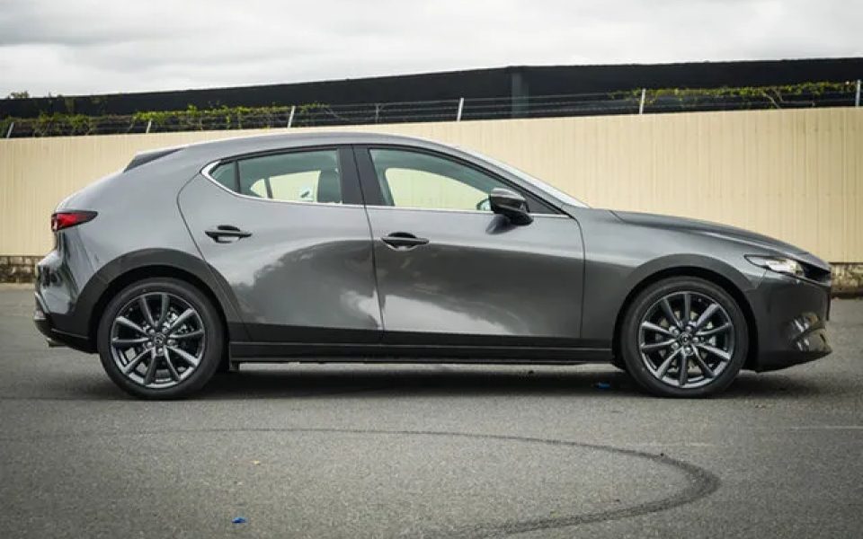 2025 Mazda 3 BP2H7A G20 SKYACTIV-Drive Evolve Machine Grey 6 Speed Sports Automatic Hatchback